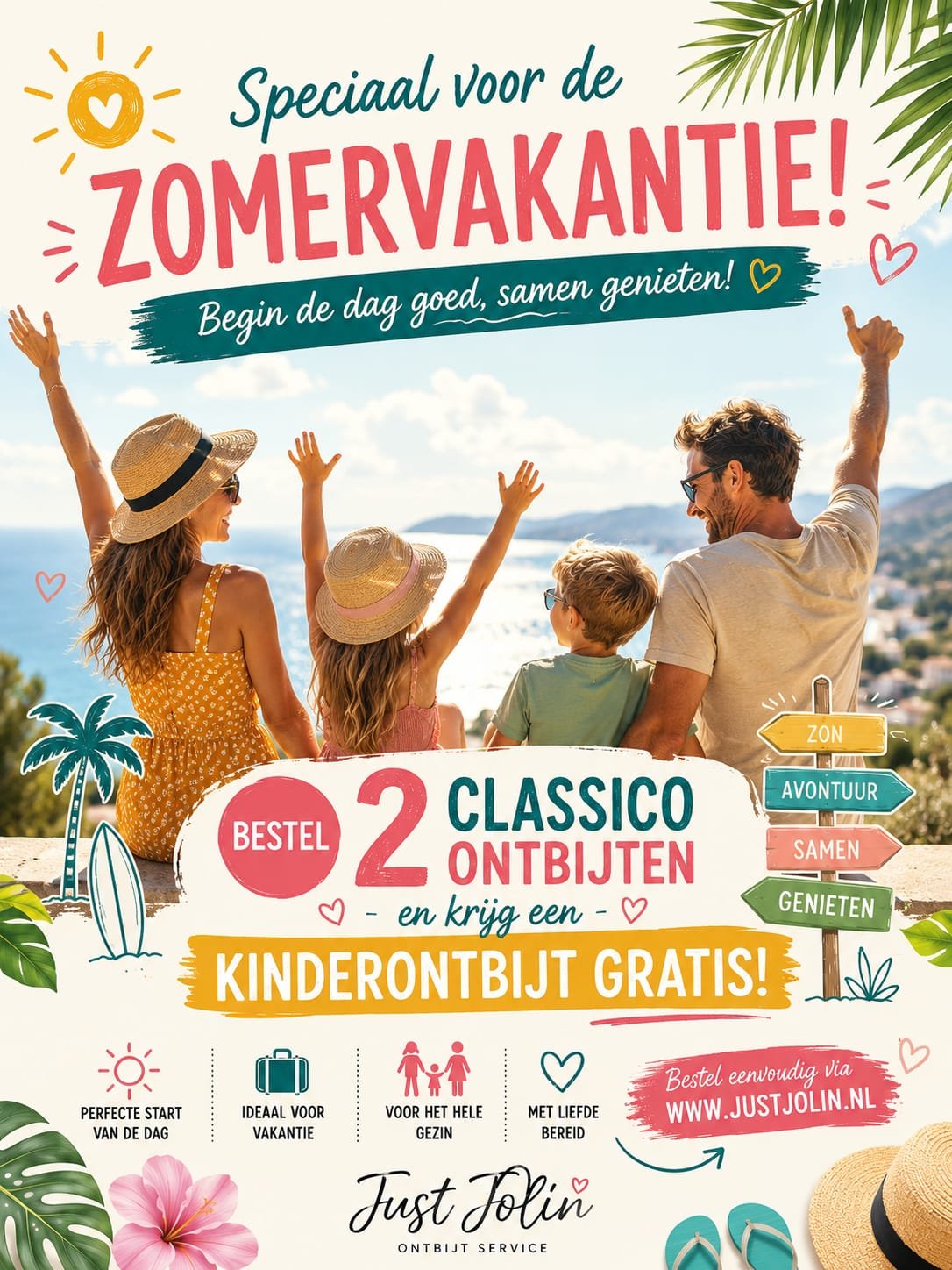 Classico Ontbijt voor 2 + Gratis kinderontbijt