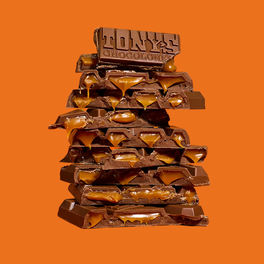 Alternative view of Tony's Chocolonely Filled Melkchocolade